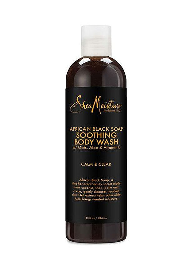 Shea Moisture African Black Soap Soothing Body Wash (384 ml)